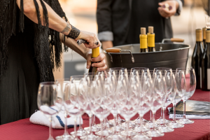 Wine glasses event