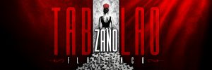 Tablo Zano Flamenco Red image with back of woman's dress