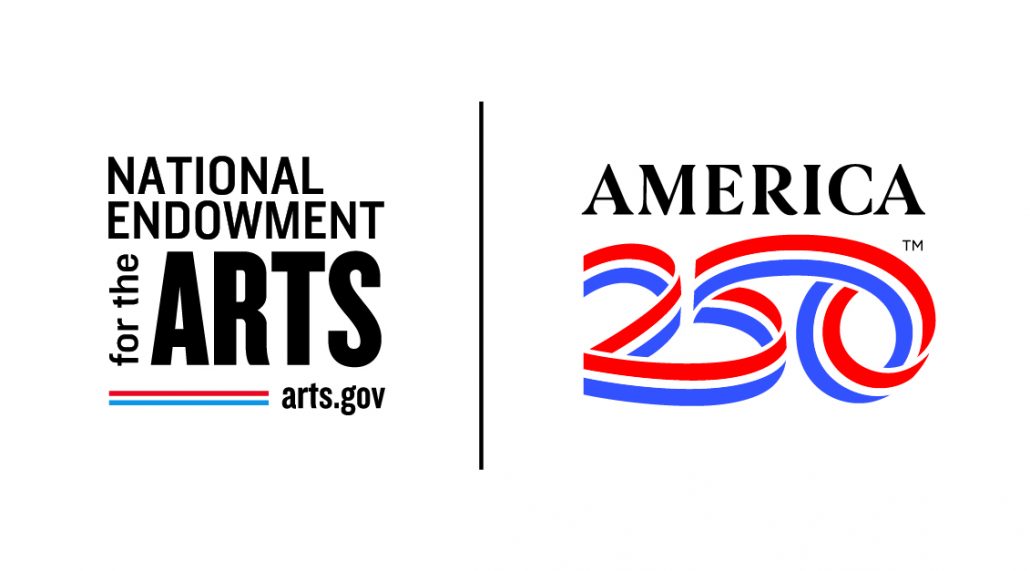 National Endowment for the Arts logo with America 250 next to it.