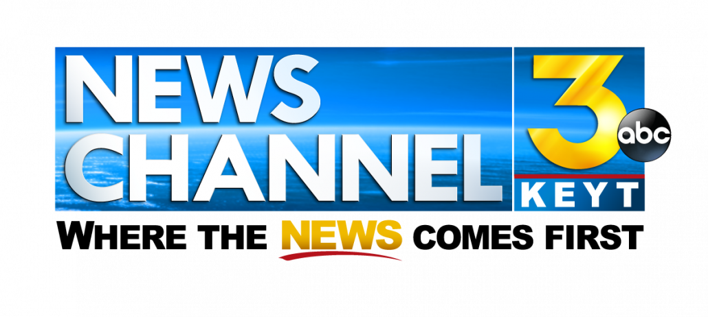 News Channel 3, KEYT logo, where the news comes first